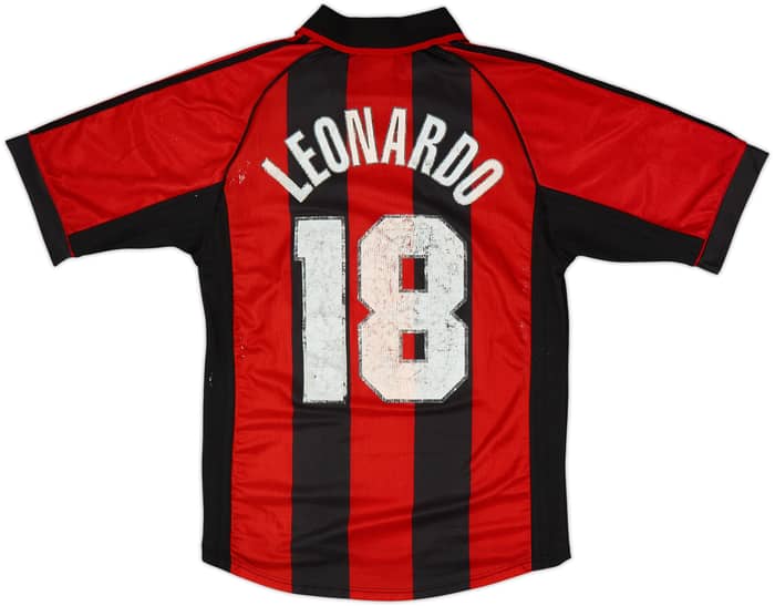 1998-00 AC Milan Home Shirt Leonardo #18 - 5/10 - (S)