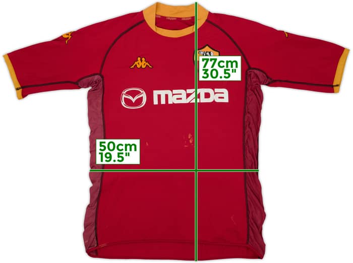 2002-03 Roma Home Shirt #8 - 4/10 - (XXL)