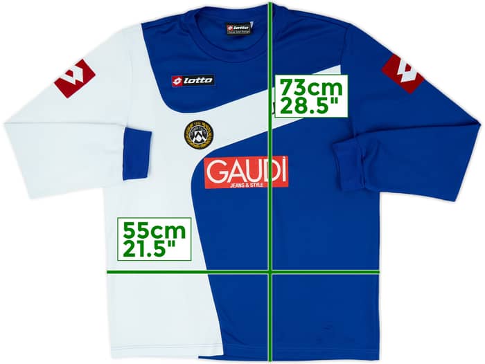 2006-07 Udinese Lotto Training L/S Shirt - 8/10 - (L)