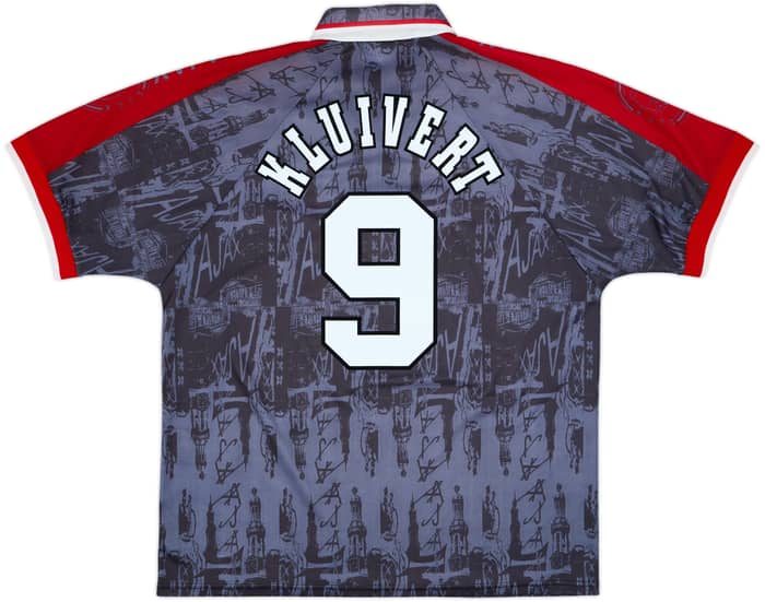 1996-97 Ajax Camiseta Visitante Kluivert #9 - 8/10 - (XL)