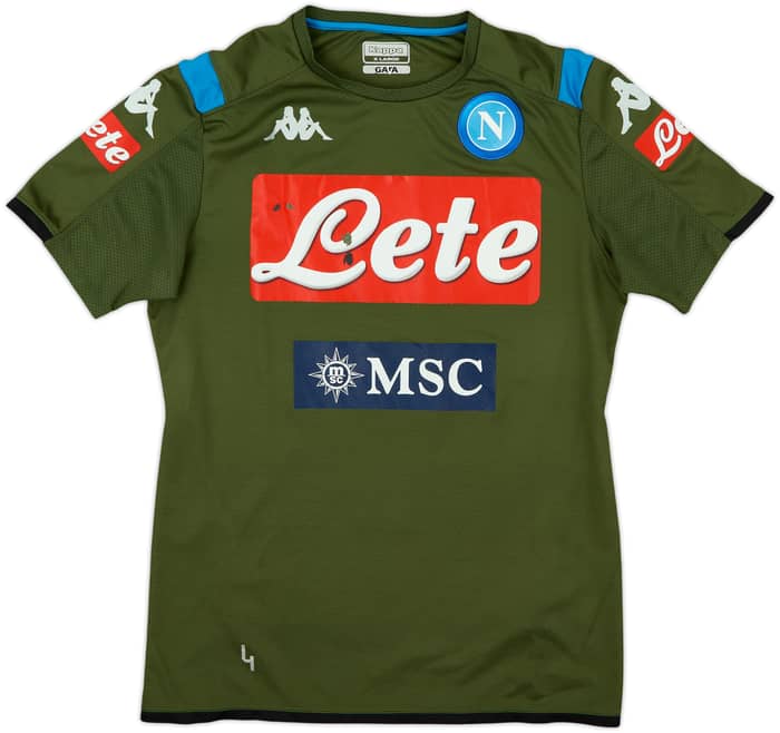 2019-20 Napoli Player Issue Kappa Training Shirt #4 - 5/10 - (XL)