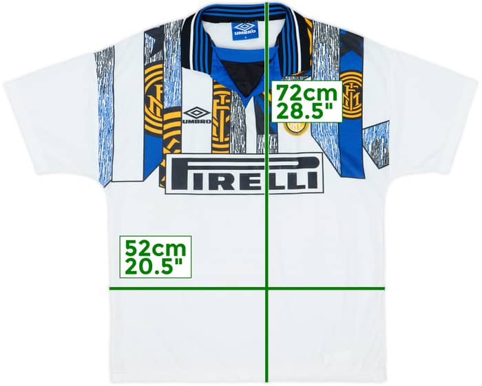 1995-96 Inter Milan Third Shirt #10 - 6/10 - (M)