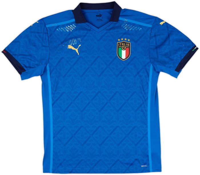 2020-21 Italy Authentic Home Shirt - 5/10 - (L)
