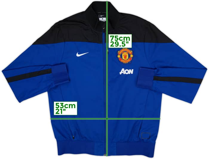 2013-14 Manchester United Nike Track Jacket - 8/10 - (L)