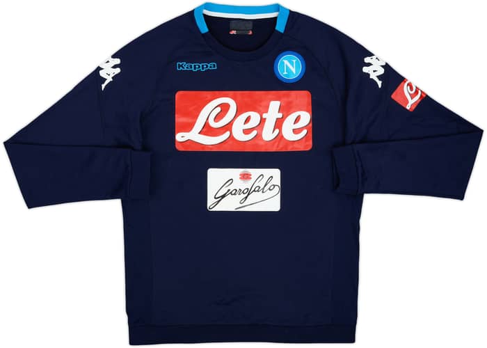 2017-18 Napoli Kappa Sweat Top - 7/10 - (XL)