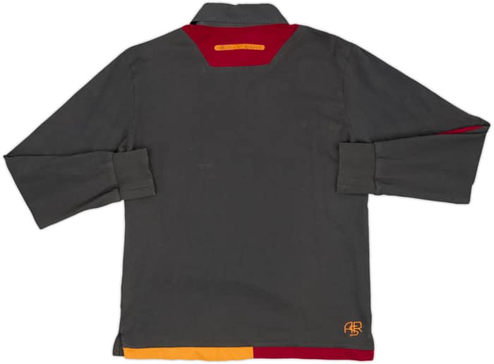 2003-04 Roma Diadora Polo L/S Shirt - 6/10 - (M)