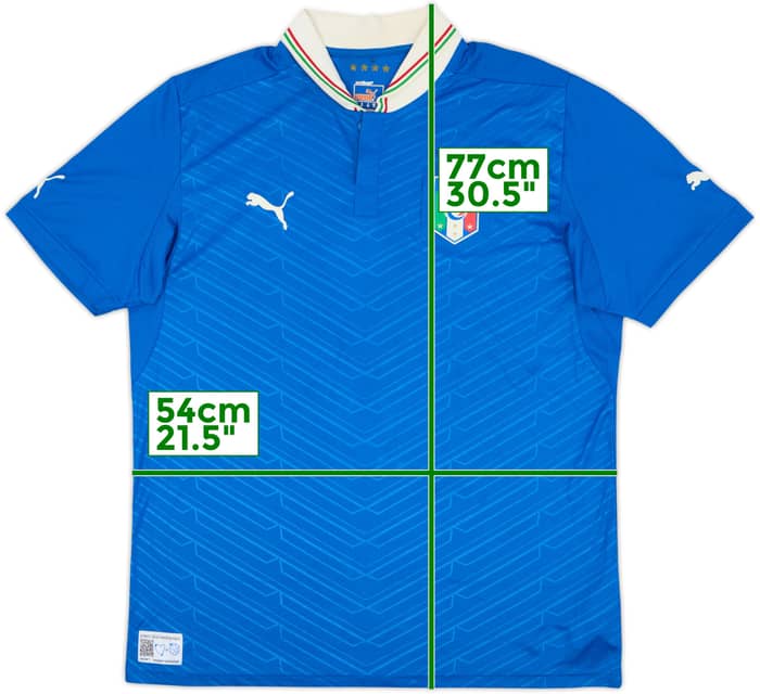 2012-13 Italy Home Shirt - 4/10 - (XL)