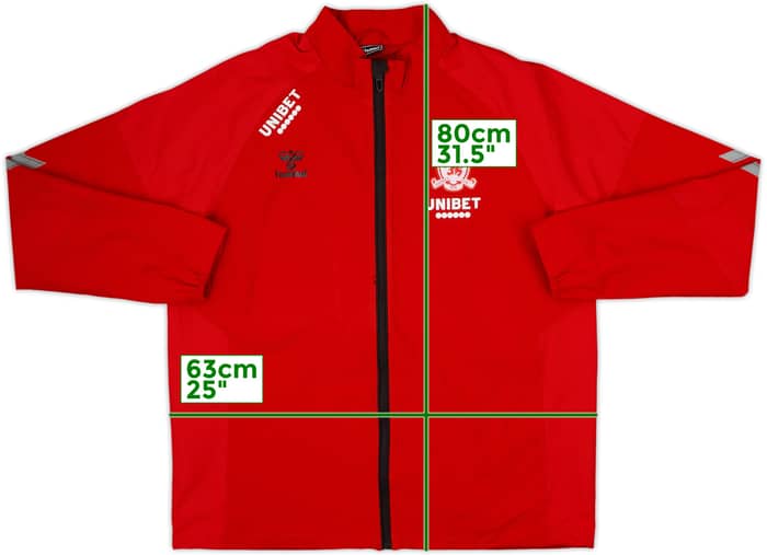 2019-20 Middlesbrough Hummel Chaqueta de chándal - 6/10 - (XL)