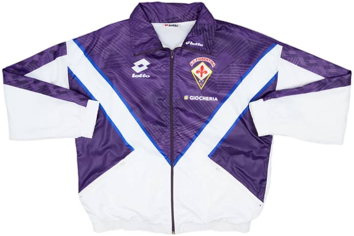 1991-92 Fiorentina Lotto Track Jacket - 8/10 - (L)