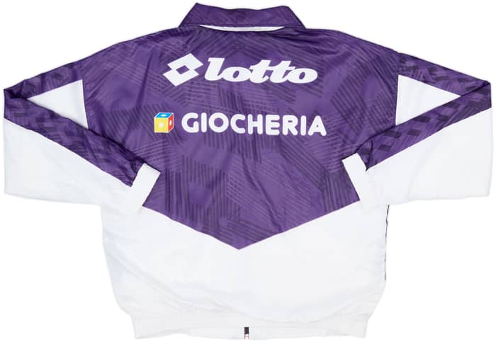 1991-92 Fiorentina Lotto Track Jacket - 8/10 - (L)