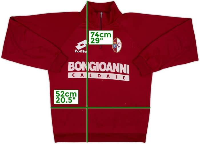 1994-95 Torino Lotto 1/4 Zip Drill Top - 6/10 - (L)