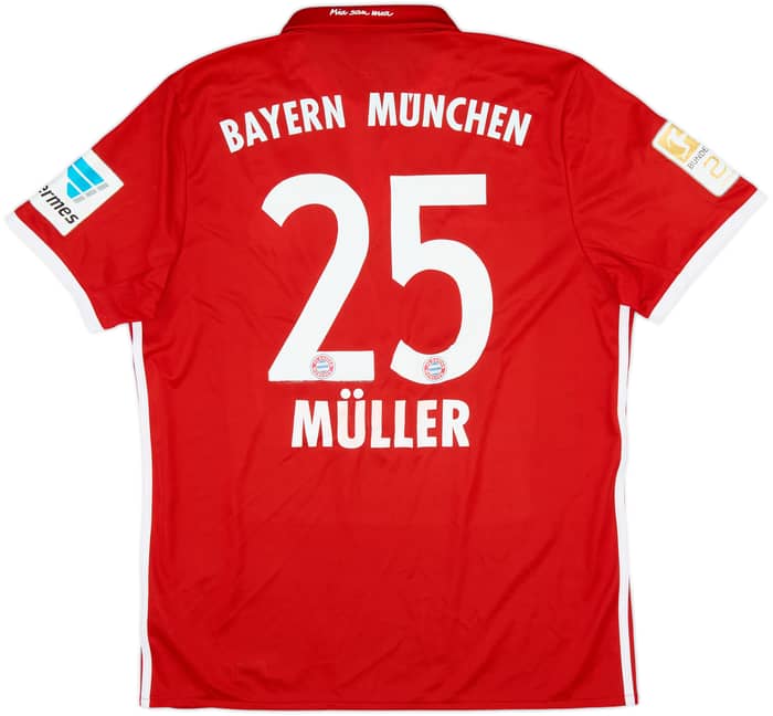 2016-17 Bayern Munich Home Shirt Muller #25 - 5/10 - (L)