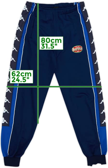 Pantalones de chándal Kappa versión jugador de Italia 1999-00 - 4/10 - (M)
