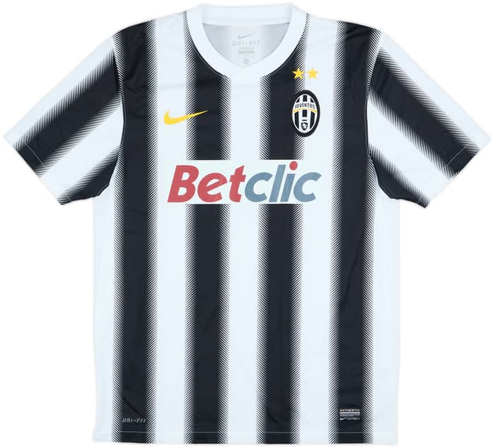2011-12 Juventus Home Shirt Vucinic #14 - 8/10 - (M)