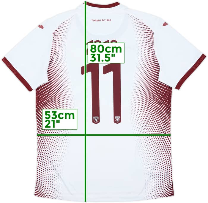 2019-20 Torino Away Shirt Zaza #11 - 4/10 - (XL)