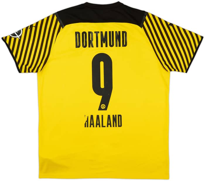 2020-21 Borussia Dortmund Home Shirt Haaland #9 - 5/10 - (XXL)