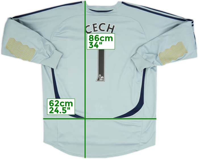 2007-08 Chelsea Player Issue GK Shirt Cech #1 - 7/10 - (XL)