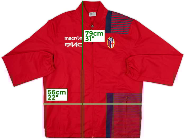2015-16 Bologna Macron Track Jacket - 8/10 - (L)