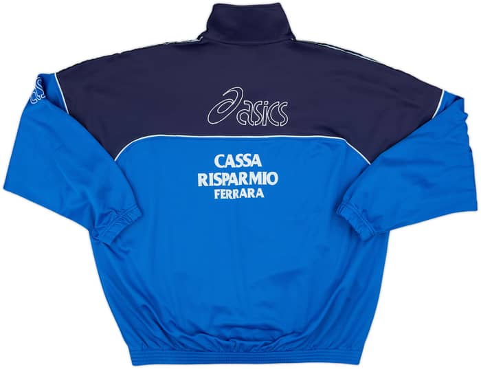1998-00 SPAL Asics Top de entrenamiento con cremallera de 1/4 - 5/10 - (XXL)