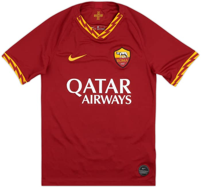 2019-20 Roma Home Shirt Dzeko #9 - 10/10 - (S)