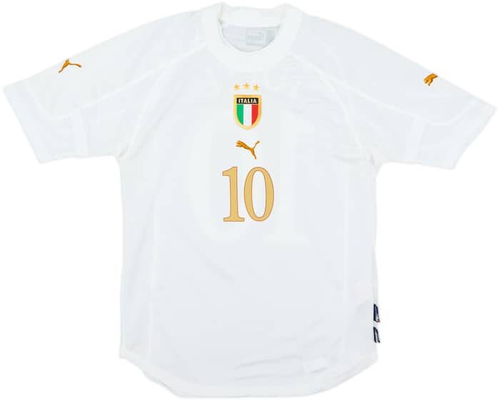 2004-06 Italy Away Shirt Totti #10 - 8/10 - (S)