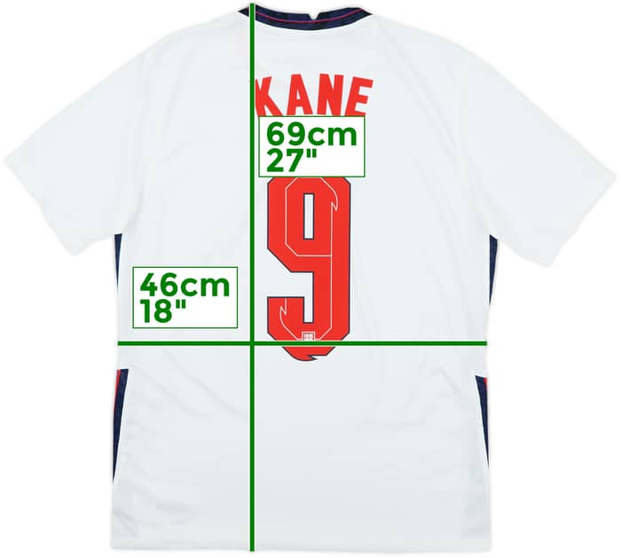 2020-22 England Home Shirt Kane #9 - 6/10 - (M)