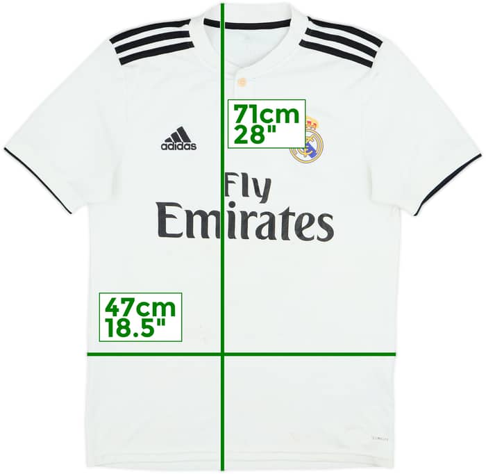 2018-19 Real Madrid Home Shirt - 3/10 - (S)