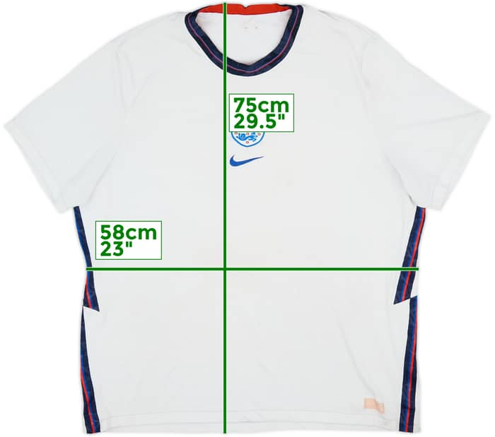 2020-22 England Home Shirt - 4/10 - (XXL)