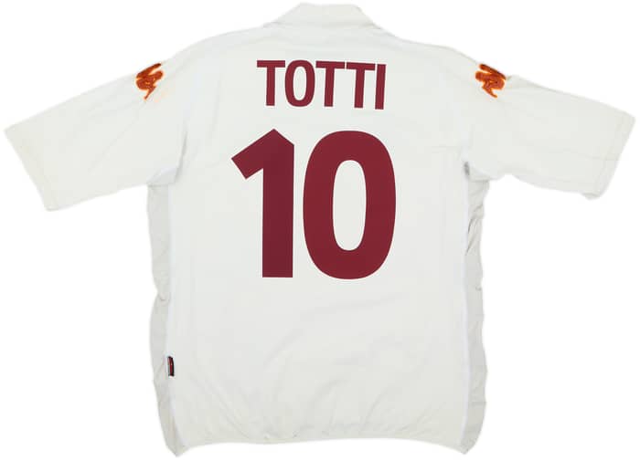 Camiseta de visitante del Roma 2000-01 Totti #10 - 6/10 - (XXL)