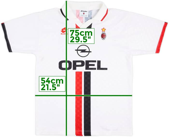 1995-96 AC Milan Away Shirt #23 - 6/10 - (L)