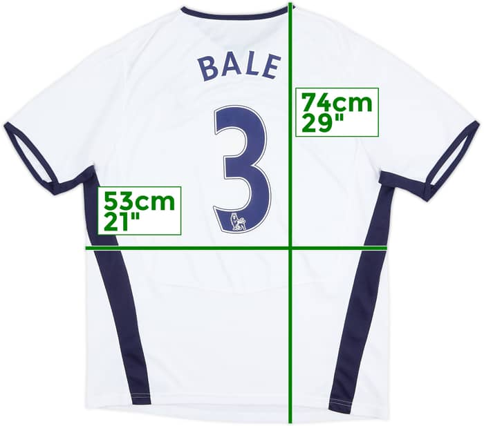 2008-09 Tottenham Camiseta de local Bale #3 - 7/10 - (L)