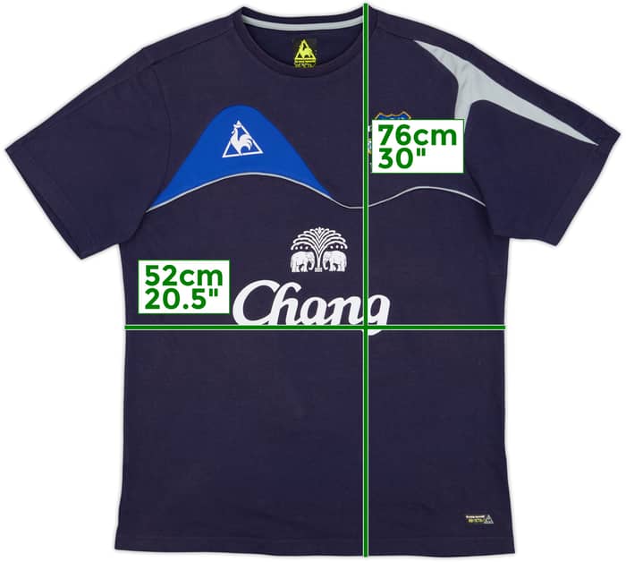 2009-10 Everton Le Coq Sportif Cotton Tee - 8/10 - (L)