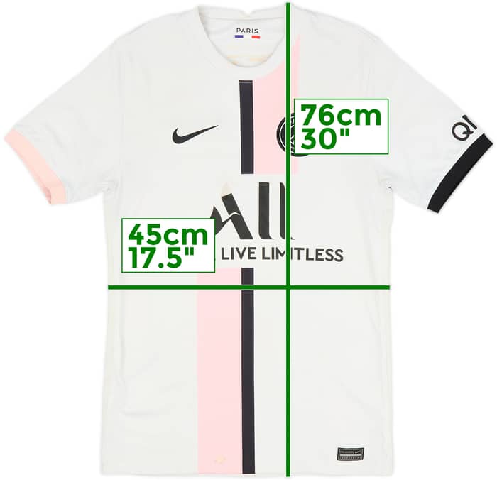 2021-22 Paris Saint-Germain Away Shirt - 4/10 - (S)