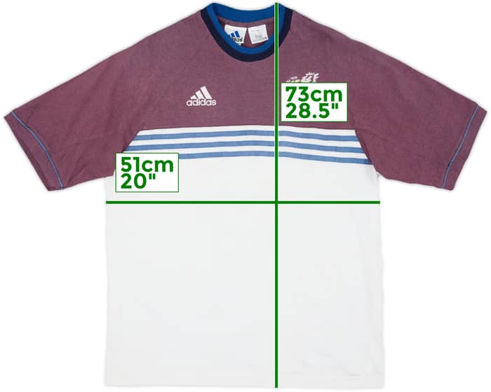 1998-00 Spain adidas Cotton Tee - 5/10 - (M/L)