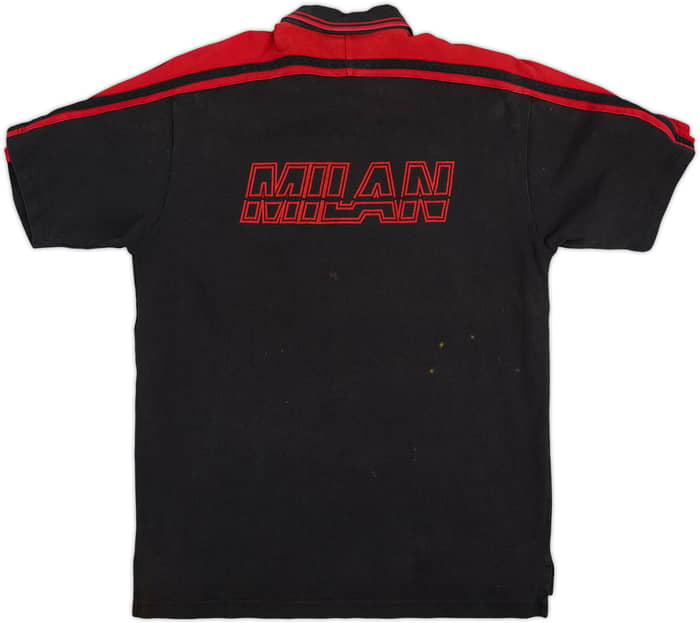1995-96 AC Milan Lotto Polo Shirt - 6/10 - (XXL)