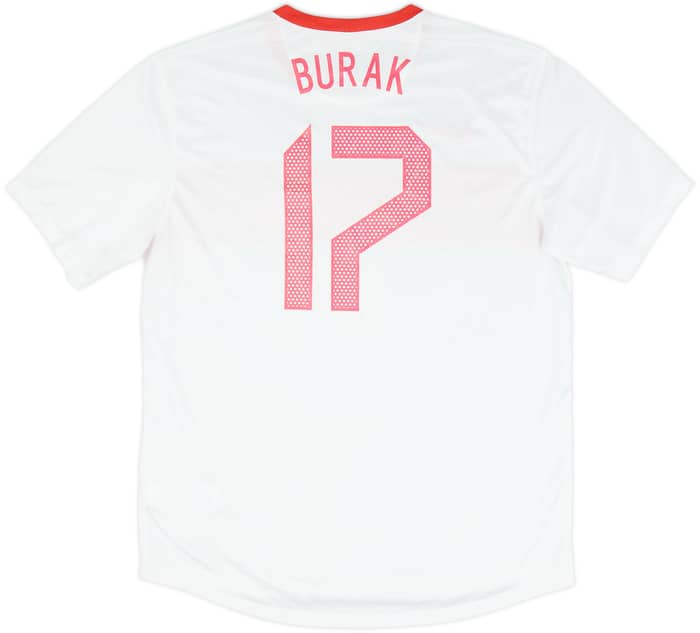 2012-14 Turkey Away Shirt Burak #17 - 7/10 - (L)