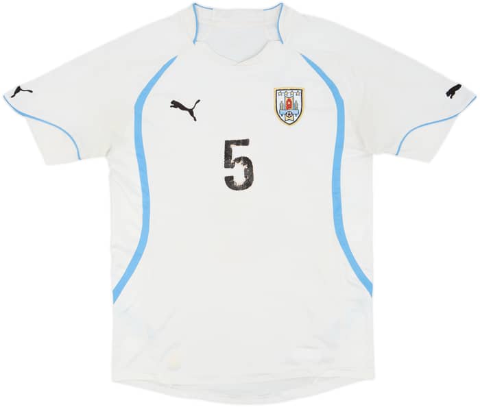 2010-11 Uruguay Away Shirt #5 - 5/10 - (M)