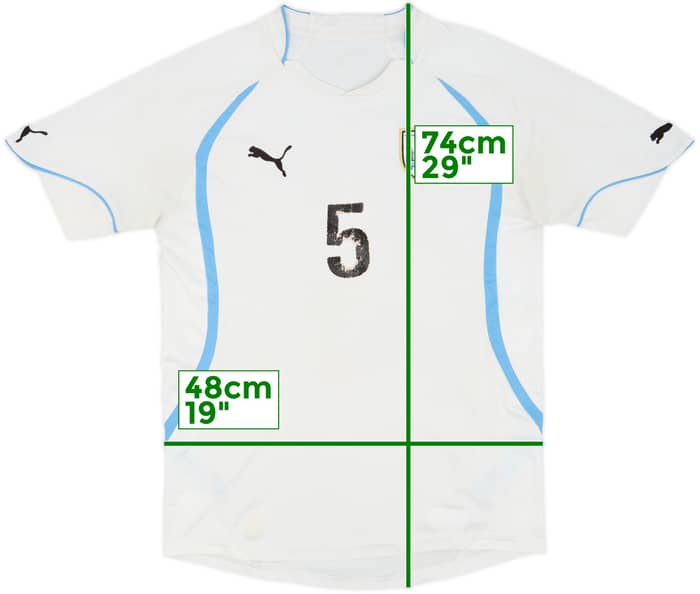 2010-11 Uruguay Away Shirt #5 - 5/10 - (M)