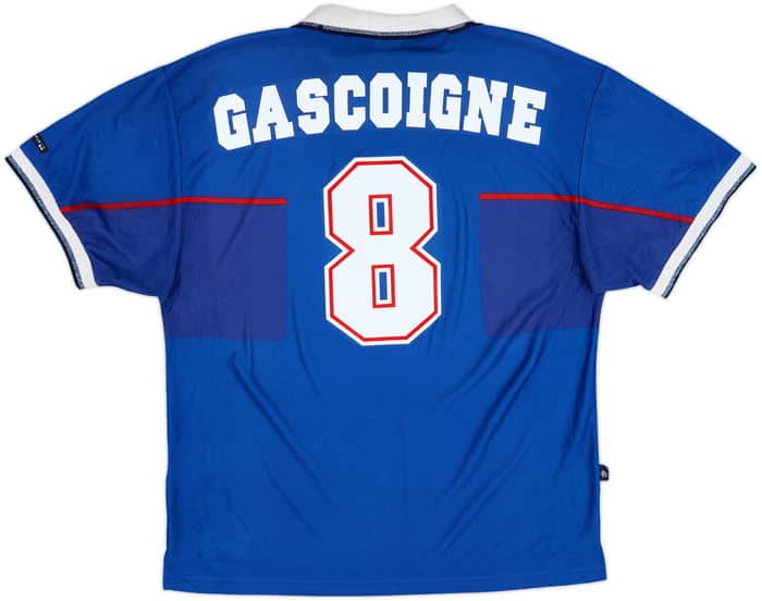 1997-99 Rangers Camiseta Local Gascoigne #8 - 5/10 - (XL)