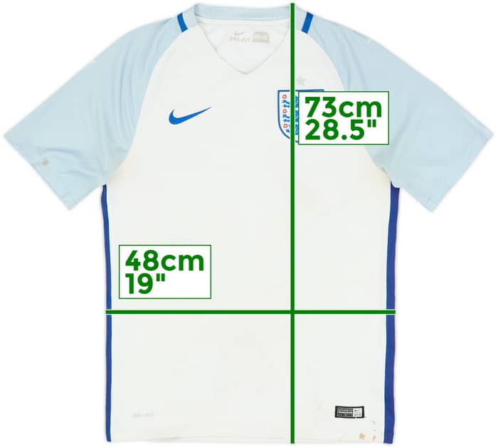 2016-17 England Home Shirt - 4/10 - (S)