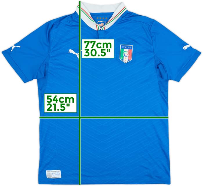 2012-13 Italy Home Shirt - 7/10 - (XL)