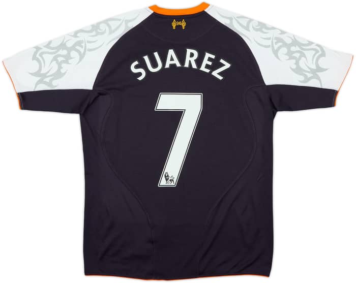 2012-13 Liverpool Third Shirt Suarez #7 - 7/10 - (XL.Boys)
