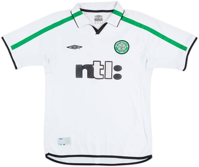 2001-02 Celtic Away Shirt Larsson #7 - 8/10 - (M)