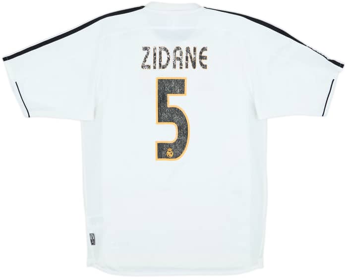 2003-04 Real Madrid Home Shirt Zidane #5 - 5/10 - (S)