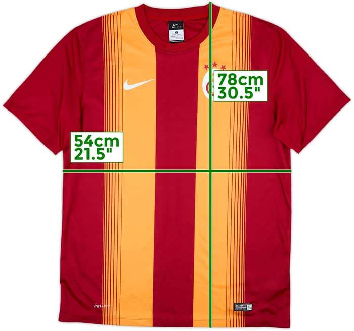 2014-15 Galatasaray Basic Home Shirt - 8/10 - (L)