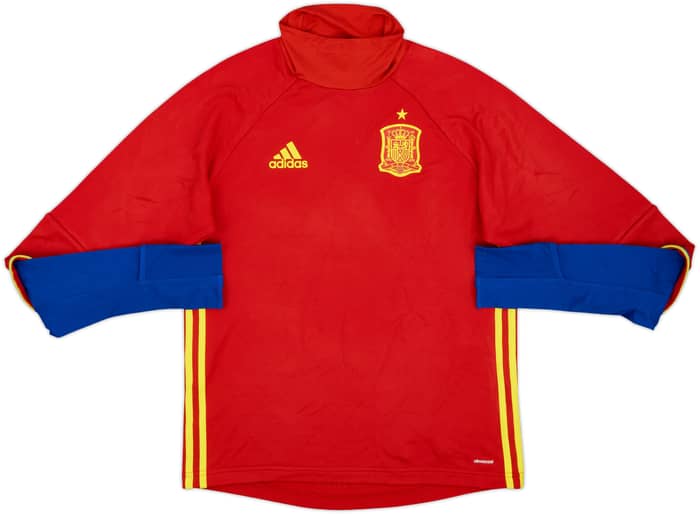 2016-18 Spain adidas Drill Top - 8/10 - (M)