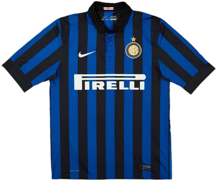 2011-12 Inter Milan Home Shirt Milito #22 - 6/10 - (M)