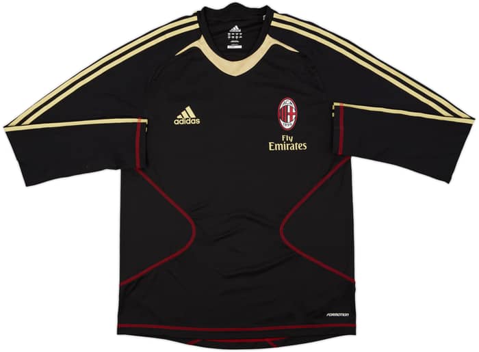 2010-11 AC Milan adidas Formotion Training L/S Shirt - 10/10 - (L)