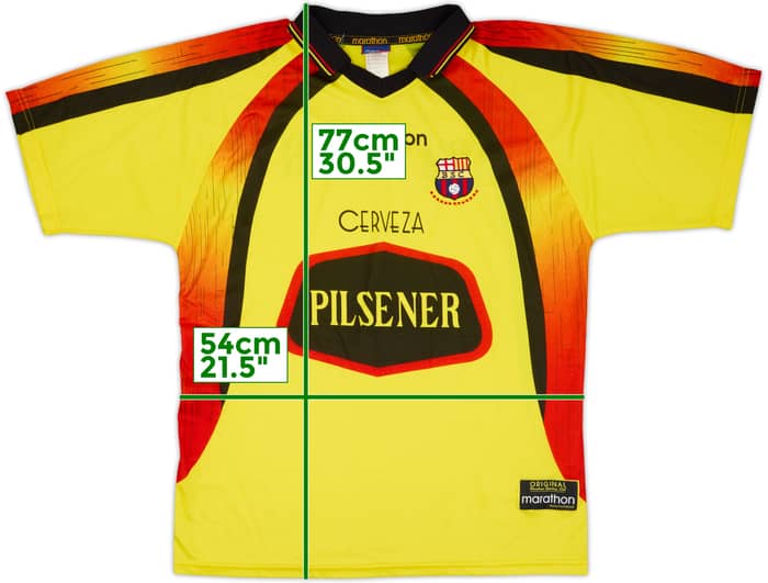 2001 Barcelona SC Home Shirt - 8/10 - (XL)