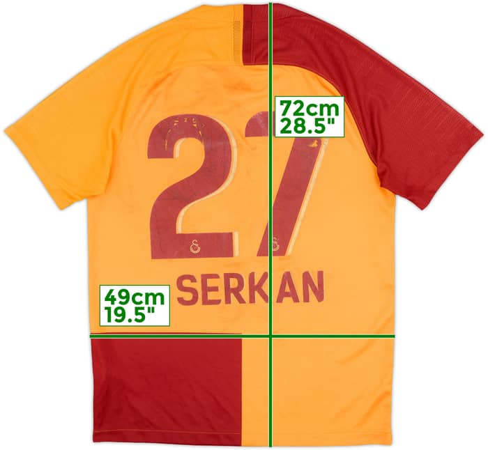 2018-19 Galatasaray Home Shirt Serkan #27 - 5/10 - (M)